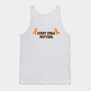 Every Child Matters Orange Day Awareness Indigenous For Kindness and Equality Tank Top